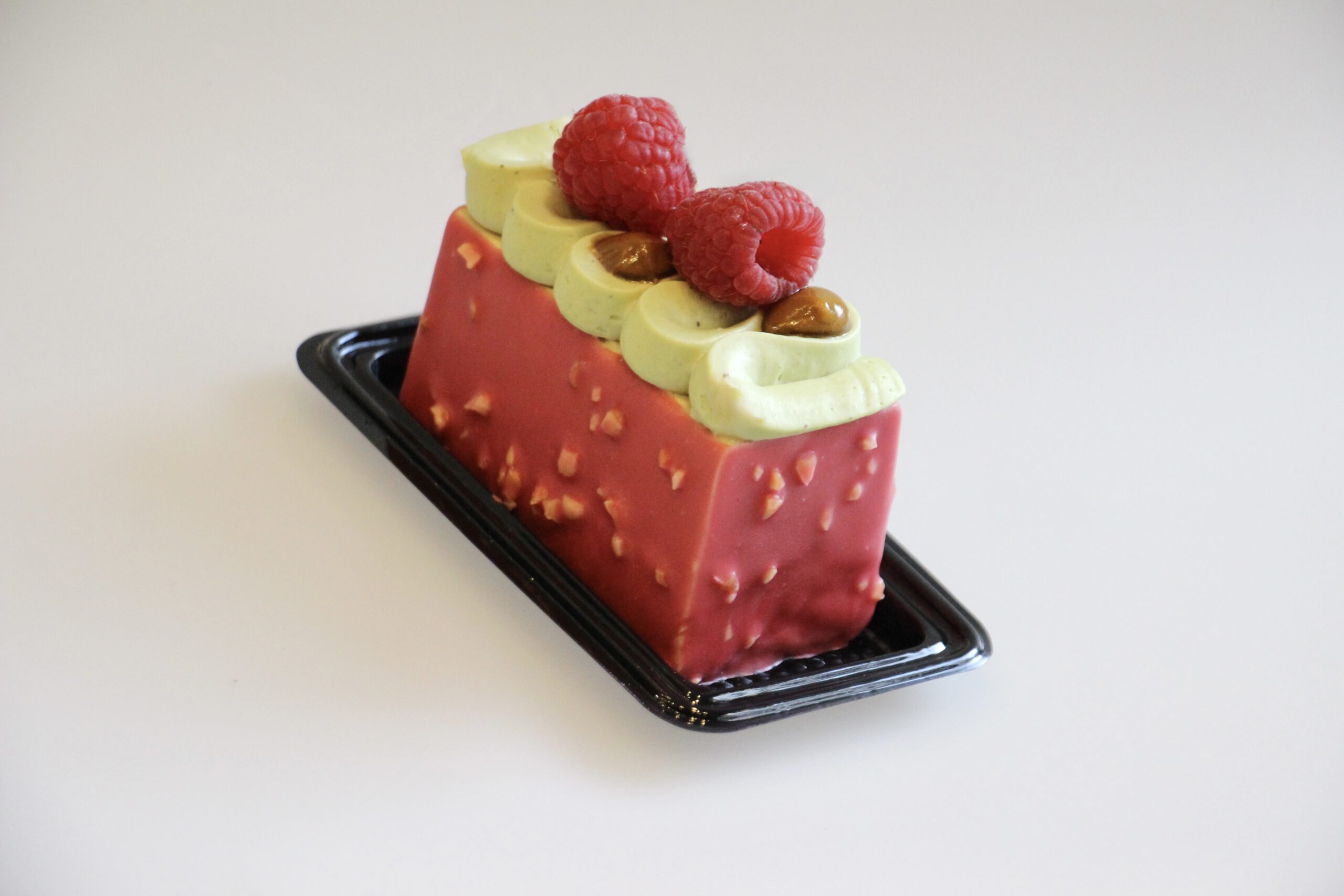 Bûchette Montebello à la Pistache Framboise